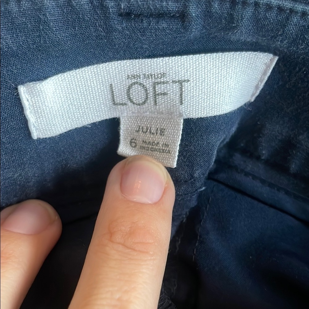 LOFT Blue Riviera Pant - Picture 2 of 4